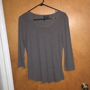 Gray Tee Sz M by Cynthia Rowley